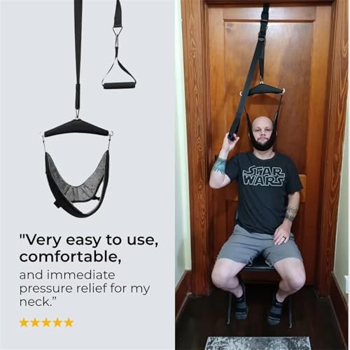Vivosleep Neck Stretcher, Vivosleep Neck Stretcher Cervical Traction Device for Decompression Home Physical Therapy, Portable Neck Stretcher Hammock (1x Pro Version)