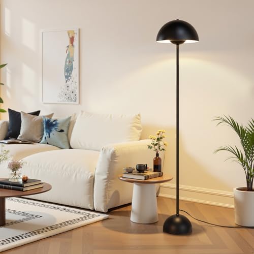 Coucrek Floor Lamp, 66'' Industrial Black Lamp for Living Room