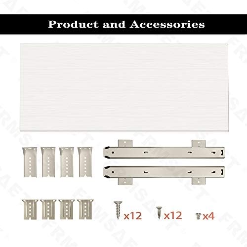 FRMSAET Under Desk 20/24/30 inch Keyboard Drawer Platform (30 in, White)