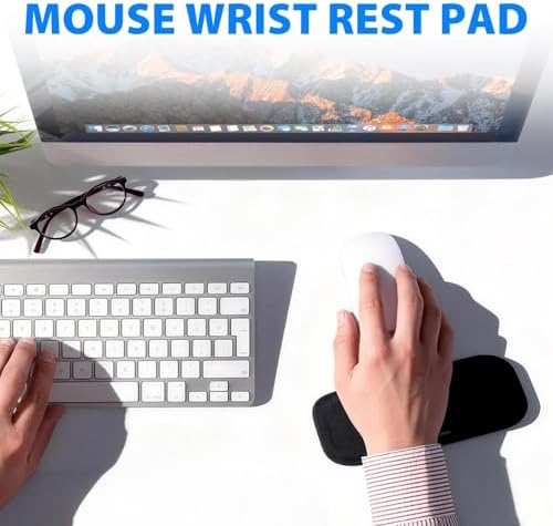 Cyberguys! Ergonomic Mouse Wrist Rest, Silicone Gel Wrist Pad for Mouse