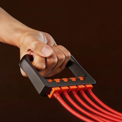 Upper Body Workout Equipment Ergonomic, Strength Training Expander with Buckles, Portable, for Warm