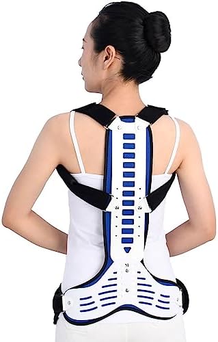Spinal Orthosis Fixation Brace Back Correction Bracket Adjustable Scoliosis Orthosis Scoliosis Corrector for Men and Women,L,L