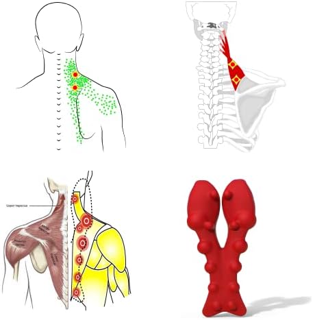 LittleMum Trapezius Trigger Point Massager for Neck, Shoulder & Upper Back