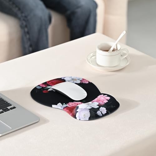 EooCoo Mouse Pad with Gel Wrist Rest, Ergonomic Mousepad Wrist Alignment