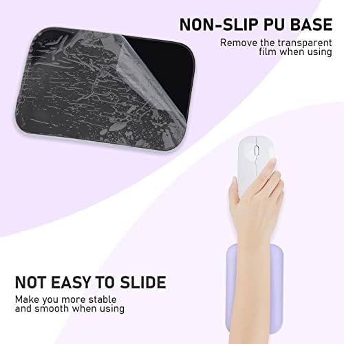 Leolee Elbow Rest Pads for Desk, Purple Ergonomic Wrist Rest Arm Rest Pads