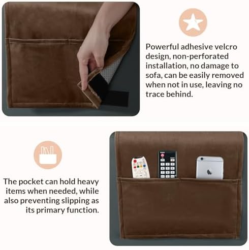 Head Recliner Pillow Adjustable Shredded Memory Foam Headrest Pillows for Recliner Chairs,Non-Slip Velvet Cushion for Pain Relief Neck Support Pillow for Travel Home Sofa Armchair with Zipper Cover