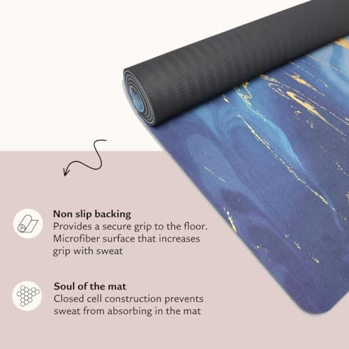 Shakti Warrior TPE Yoga Mat (72 inch x 24 inch x 6mm Thick)