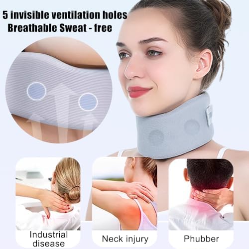 OULIGET Neck Pillow for Traveling,Neck Brace for Sleeping Upright,Soft Cervical Collar for Neck Pain and Strong Support,Portable Support Pillow for Airplane Car Office Home Rest