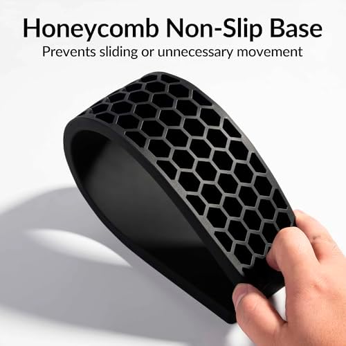 Keychron Silicone Palm Rest for K4 / K4 HE and Lemokey L1 / L1 HE – 14.65" Wrist Support for Compact 96% Layout Mechanical Keyboards, Smooth & Ergonomic Typing Comfort – Black