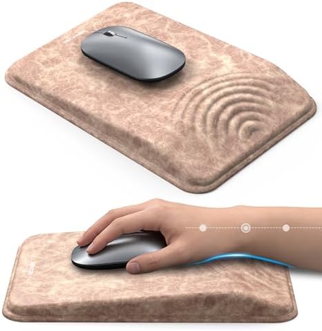 TECKNET Ergonomic Mouse Pad with Wrist Rest, All-Day Comfort & Pain Relief