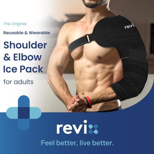 REVIX Arm Ice Pack Wrap for Pitcher & Athelete, Shoulder and Elbow Ice Pack