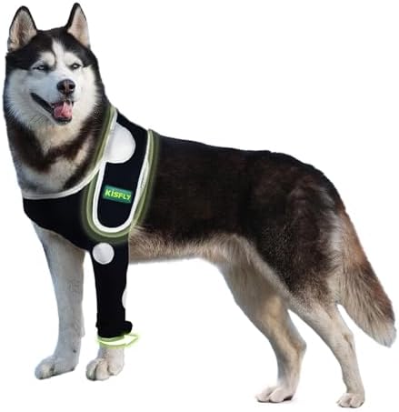 Dog Elbow Brace Front Leg, Shoulder & Elbow Protector Sleeve, L