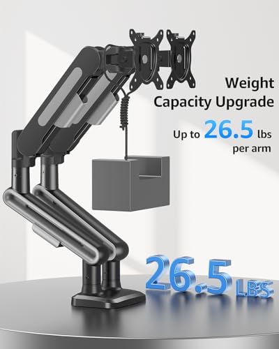 MOUNTUP Dual Monitor Mount, Heavy Duty Monitors Arm