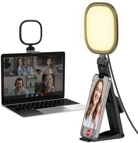 InnoGear Ring Light with Stand for Desk Computer Selfie 120 LED 50 Modes