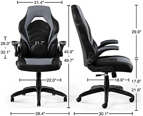 Staples Emerge Vortex Gaming Chair, Ergonomic, Swivel, Black, 2-Pack