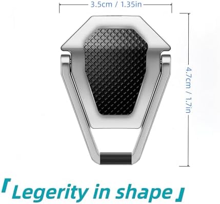Laptop Riser Foldable Laptop Stand Portable Invisible Laptop Cooling Pad Laptop feet Suitable for 12-20 Inches Laptop Ergonomic Zinc Alloy Laptop Mini Stand Leg (Silver-2pcs)