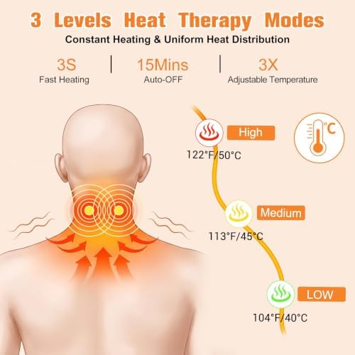 3-in 1 Heated Neck Stretcher with Airbag Traction & Vibration