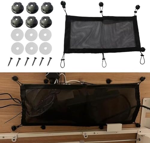 Cable Management Under Desk Large Capacity Adjustable Cord Organization