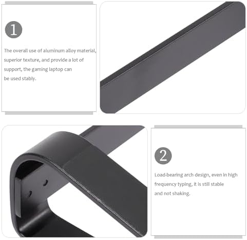 Laptop Desk Stand Aluminum Alloy Cooling Riser for Gaming Laptops