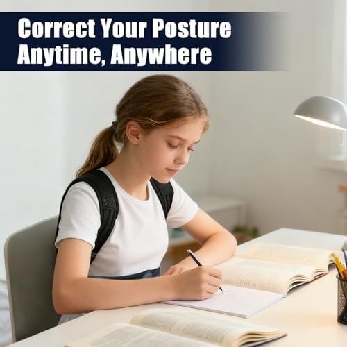 Posture Corrector for Kids Teenagers Adjustable Upper Back Straightener, M