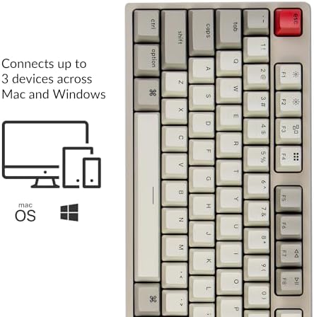 Keychron C2 Full Size Wired Mechanical Keyboard, Brown Switch, Retro
