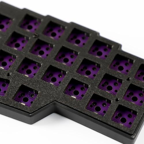 YMDK Split Keyboard Corne V4.1 46 Keys Ergonomic Hotswappable 40% Layout 3D PLA RGB QMK Vial All Key Programmable Mini Independent Gaming Keyboard Kit