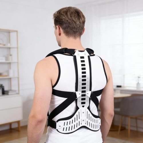 Back Brace Posture Corrector for Kyphosis, Prevents Slouching, Spine Support, Adjustable Straps, Breathable Fabric, Adult Support