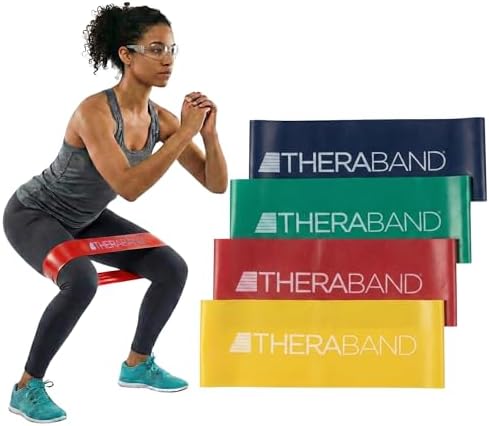 THERABAND Resistance Band Loop, Exercise, Workout, Physical Therapy