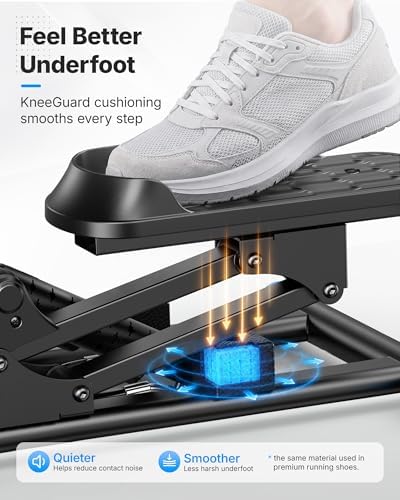 MERACH New 3-in-1 Mini Stepper with Large Stride & Shock Pad Design