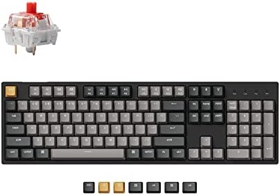 Keychron C2 Pro Wired Custom Mechanical Keyboard, Full-Size Hot-Swappable