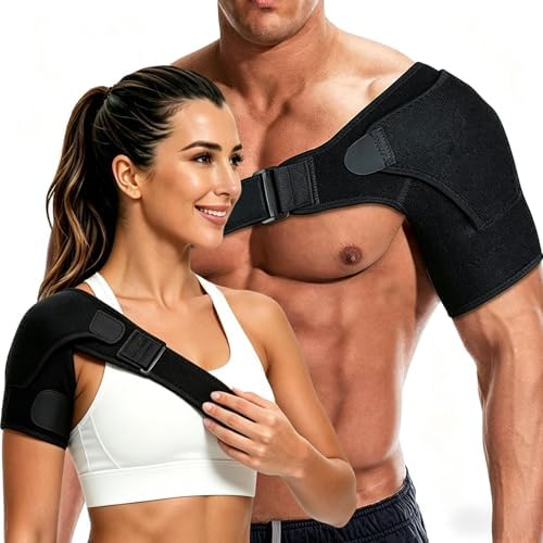 Shoulder Brace for Men and Women for Torn Rotator Cuff,Arm Sling Shoulder Immobilizer,Shoulders Compression Sleeve and Support For