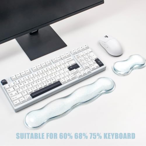 Gel Keyboard and Mouse Wrist Rest Set,Wrist Pad for Computer Keyboard