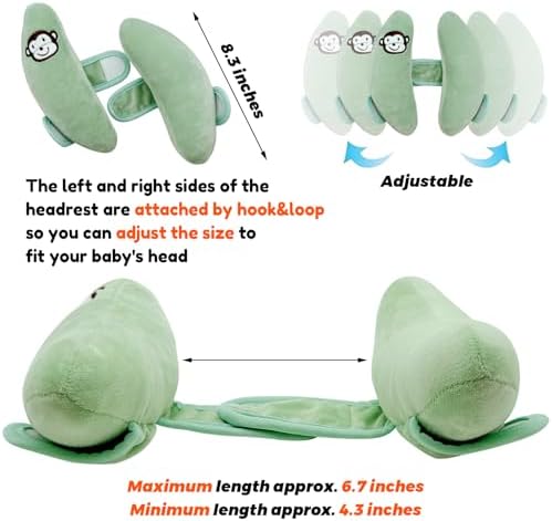 Baby Travel Pillow,Carseat Head Support for Infant,Baby Neck Support Pillow