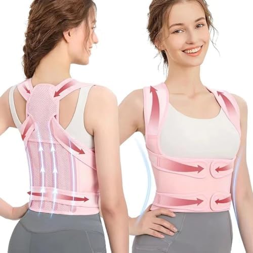 Back Posture Corrector Nylon Mesh Brace for Daily Use and Long Sitting Hour