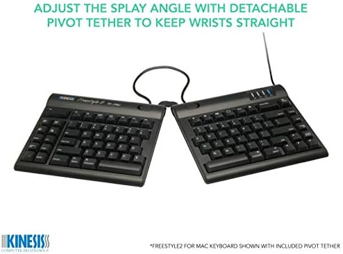 KINESIS Freestyle2 USB Keyboard for Mac (9" Standard Separation), Black