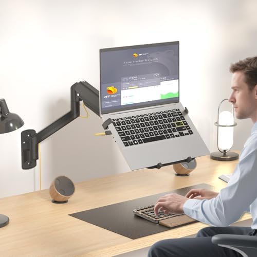 WALI Laptop Wall Mount for 17" Notebook and Up to 32" Screen