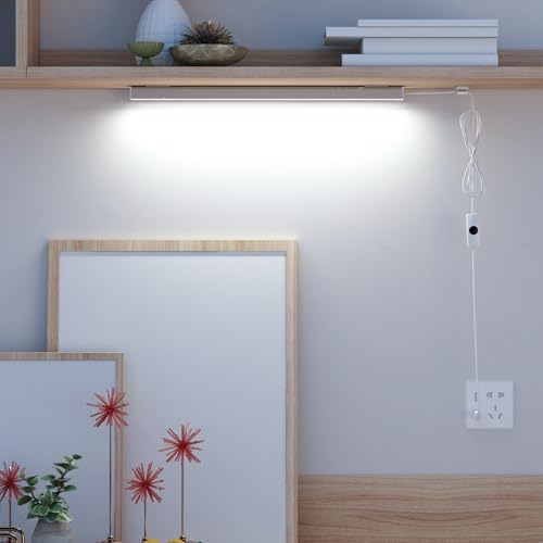 ASOKO Under Cabinet LED Lighting Dimmable 6000K Plug in Kitchen Lights