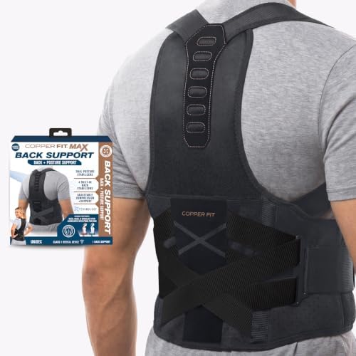 Copper Fit Max Back Posture Support (Small/Medium)