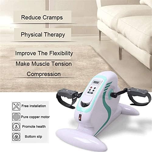 Under Desk Exercise Bike Pedal Exerciser Electric Pedal Exerciser for Leg/Arm Rehabilitation Cycle Bike Foot Pedal Exercise Machine (Color : C) (C)