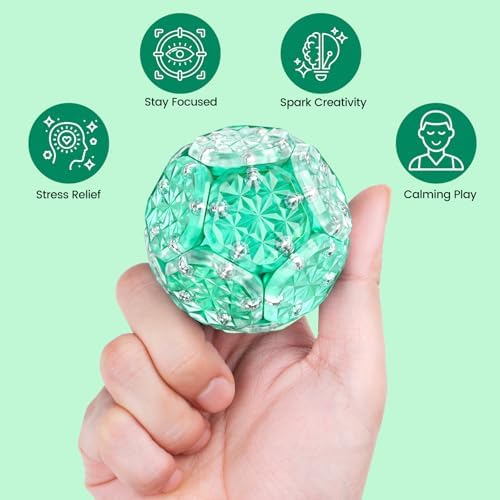 Magnetic Fidget Sphere, Adult Fidget Toy for Focus & Stress Relief