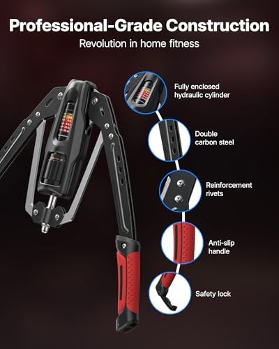 Merach Twister Arm Trainer, 22-440lb Hydraulic Power Forearm Strengthener