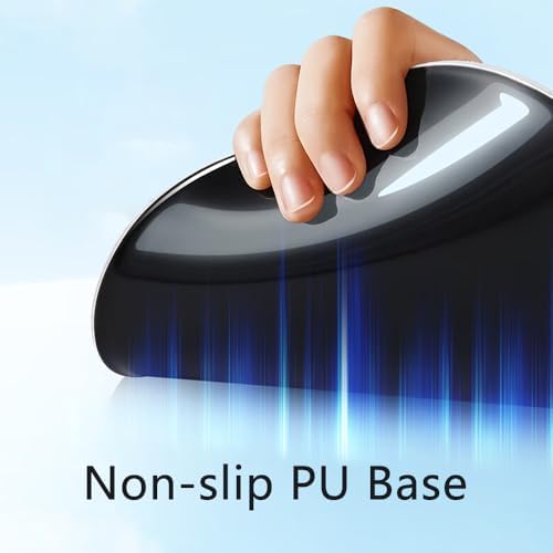 Ergonomic Mouse Pad with Wrist Rest, Gel Wrist Support Mousepad, Pain Relief Laptop Computer Mouse Pad, Non-Slip Mouse Pads for Office & Home (Blue)