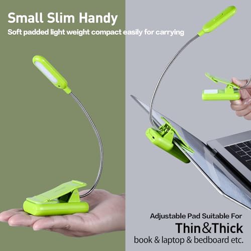 VAVOFO Rechargeable Reading Light, Clip on Book Light for Reading in Bed