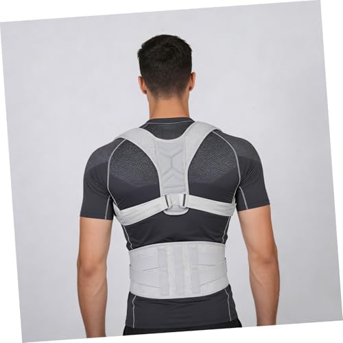 Kichvoe Adjustable Posture Corrector Belt for Upper Back Support Men