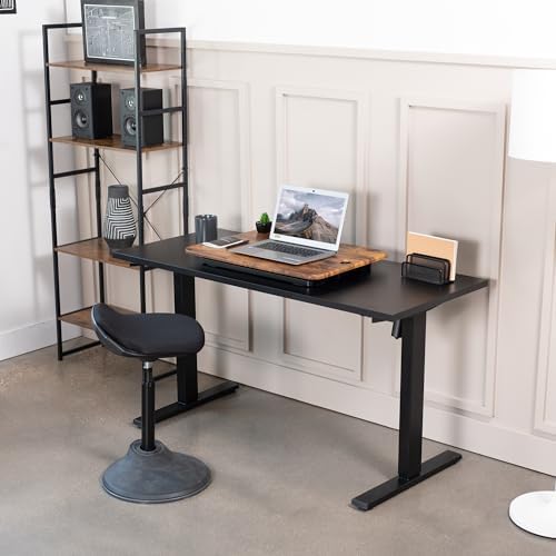 VIVO Vintage Brown 26 in Single Top Standing Desk Converter, DESK-V001JN