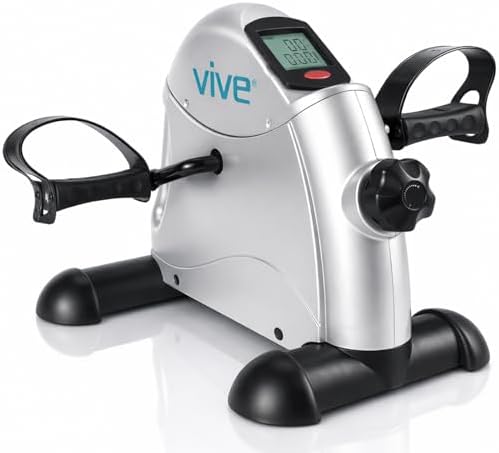Vive Under Desk Bike Pedal Exerciser - Stationary Exercise Leg Peddler