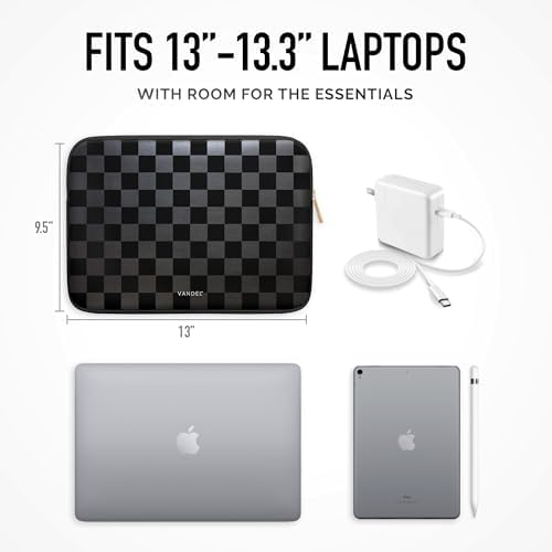 Vandel Slim 13-13.3 inch Laptop Sleeve for MacBook Air 13, Mac Pro 13 Inch