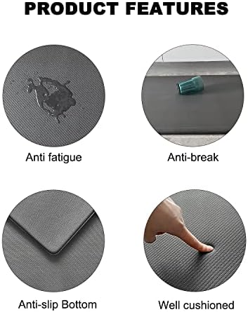 Artnice 3/4 Inch Thick Kitchen Mats for Floor, Kitchen Rugs for Standing
