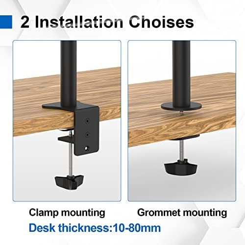 GRIFEMA Monitor Mount for 13-32 in, Single Monitor Arm, Up to 22 Lbs