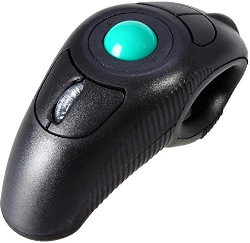EIGIIS Wireless 2.4G USB Ergonomic Trackball Handheld Finger Mouse